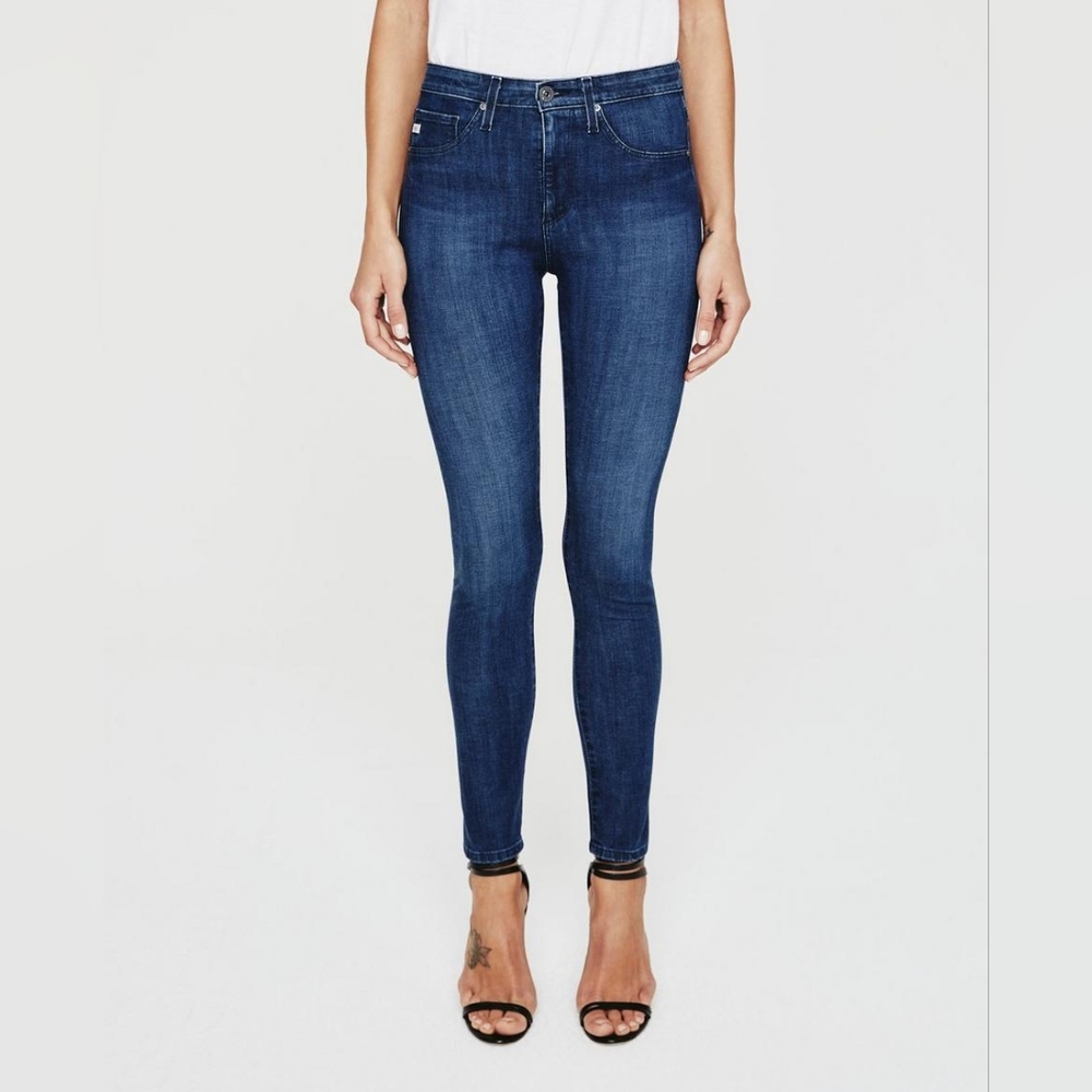 AG Adriano Goldschmied Farrah Ankle Seamless Contour 360 High-Rise Skinny Jeans